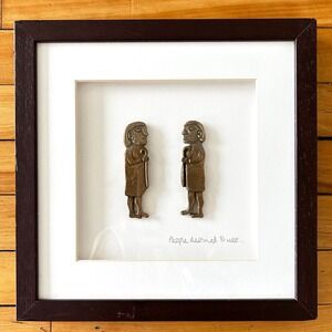 Wild Goose Gallery "People Destined to Meet" Bronze Figures by Kathleen Smith